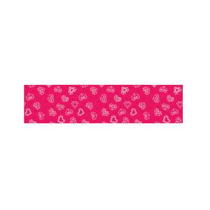 Valentine's Day Geometric Heart Print Bed Runner