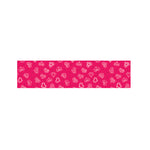 Valentine's Day Geometric Heart Print Bed Runner