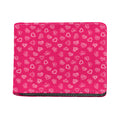 Valentine's Day Geometric Heart Print Bifold Wallet