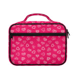 Valentine's Day Geometric Heart Print Briefcase Bible Bag