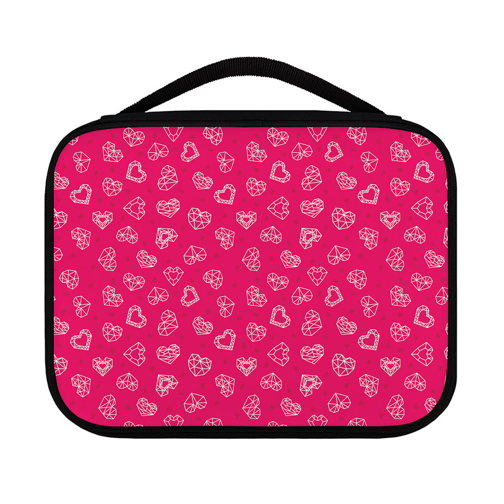 Valentine's Day Geometric Heart Print Classic Bible Case