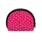 Valentine's Day Geometric Heart Print Coin Purse