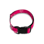 Valentine's Day Geometric Heart Print Dog Collar