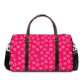 Valentine's Day Geometric Heart Print Duffel Bag