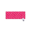 Valentine's Day Geometric Heart Print Extended Mouse Pad