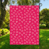 Valentine's Day Geometric Heart Print Garden Flag