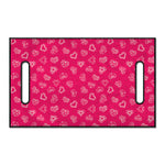 Valentine's Day Geometric Heart Print Golf Cart Seat Cover