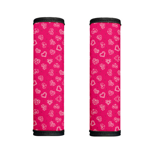 Valentine's Day Geometric Heart Print Handle Covers