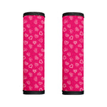 Valentine's Day Geometric Heart Print Handle Covers