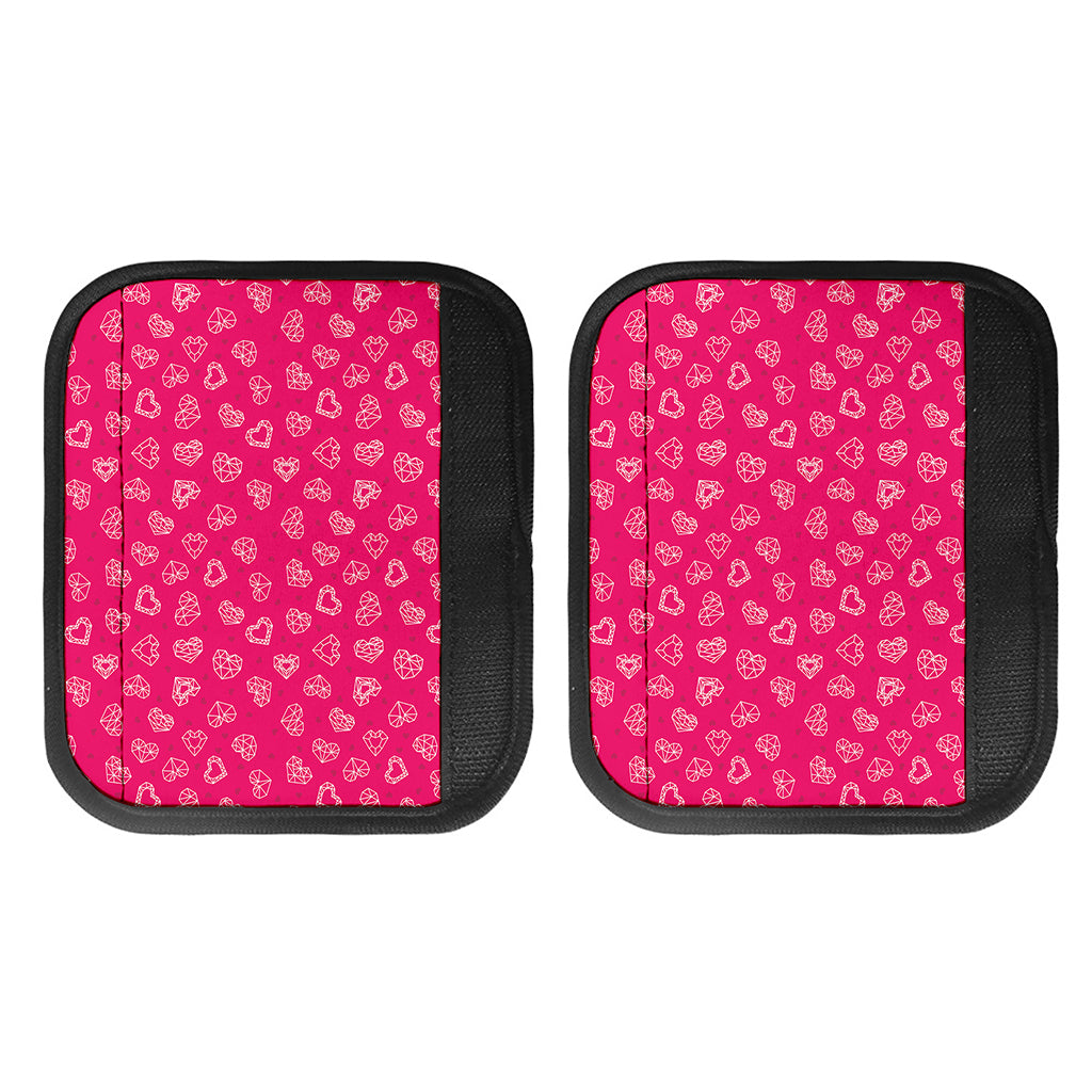 Valentine's Day Geometric Heart Print Handle Covers