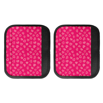 Valentine's Day Geometric Heart Print Handle Covers
