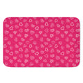 Valentine's Day Geometric Heart Print Indoor Door Mat