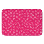 Valentine's Day Geometric Heart Print Indoor Door Mat