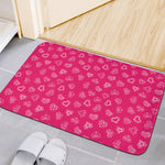 Valentine's Day Geometric Heart Print Indoor Door Mat