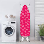 Valentine's Day Geometric Heart Print Ironing Board Cover