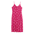 Valentine's Day Geometric Heart Print Jersey Midi Cami Dress