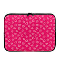 Valentine's Day Geometric Heart Print Laptop Sleeve