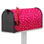 Valentine's Day Geometric Heart Print Mailbox Cover