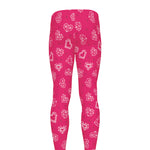 Valentine's Day Geometric Heart Print Men's leggings
