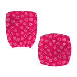 Valentine's Day Geometric Heart Print Office Chair Cover