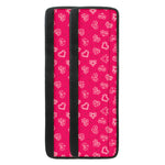 Valentine's Day Geometric Heart Print Refrigerator Handle Covers