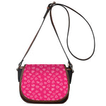 Valentine's Day Geometric Heart Print Saddle Bag
