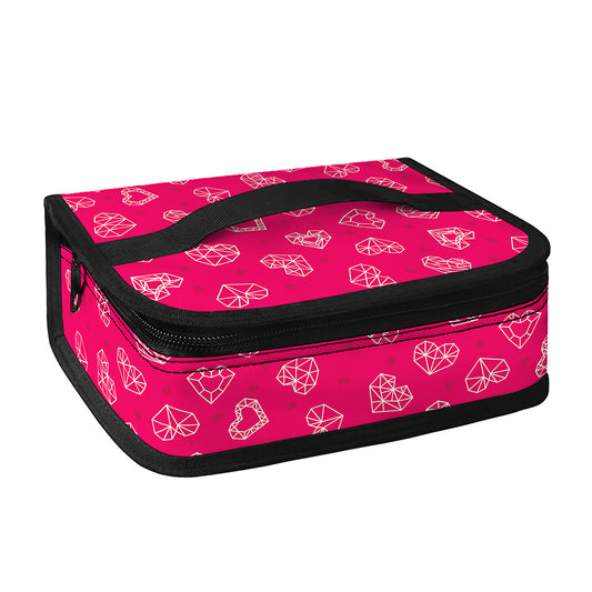 Valentine's Day Geometric Heart Print Small Lunch Bag