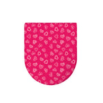Valentine's Day Geometric Heart Print Toilet Lid Cover
