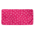Valentine's Day Geometric Heart Print Towel
