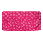 Valentine's Day Geometric Heart Print Towel