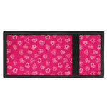 Valentine's Day Geometric Heart Print Trifold Wallet