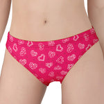 Valentine's Day Geometric Heart Print Women's Panties