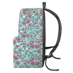 Valentine's Day Heart And Flower Print Backpack
