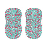 Valentine's Day Heart And Flower Print Bar Stool Covers