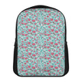 Valentine's Day Heart And Flower Print Casual Backpack