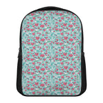 Valentine's Day Heart And Flower Print Casual Backpack