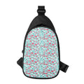 Valentine's Day Heart And Flower Print Sling Bag