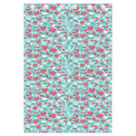 Valentine's Day Heart And Flower Print Curtain