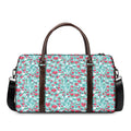 Valentine's Day Heart And Flower Print Duffel Bag