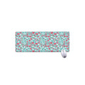 Valentine's Day Heart And Flower Print Extended Mouse Pad