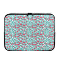 Valentine's Day Heart And Flower Print Laptop Sleeve