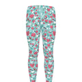 Valentine's Day Heart And Flower Print Men's Leggings