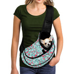 Valentine's Day Heart And Flower Print Pet Sling Carrier