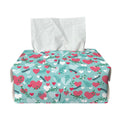Valentine's Day Heart And Flower Print Rectangle Tissue Box Cover