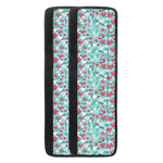 Valentine's Day Heart And Flower Print Refrigerator Handle Covers