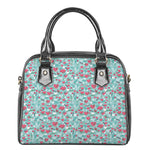 Valentine's Day Heart And Flower Print Shoulder Handbag
