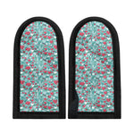 Valentine's Day Heart And Flower Print Skillet Handle Cover