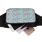 Valentine's Day Heart And Flower Print Waist Bag