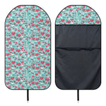 Valentine's Day Heart And Flower Print Waterproof Car Seat Cover