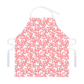 Valentine's Day Heart Pattern Print Adjustable Apron